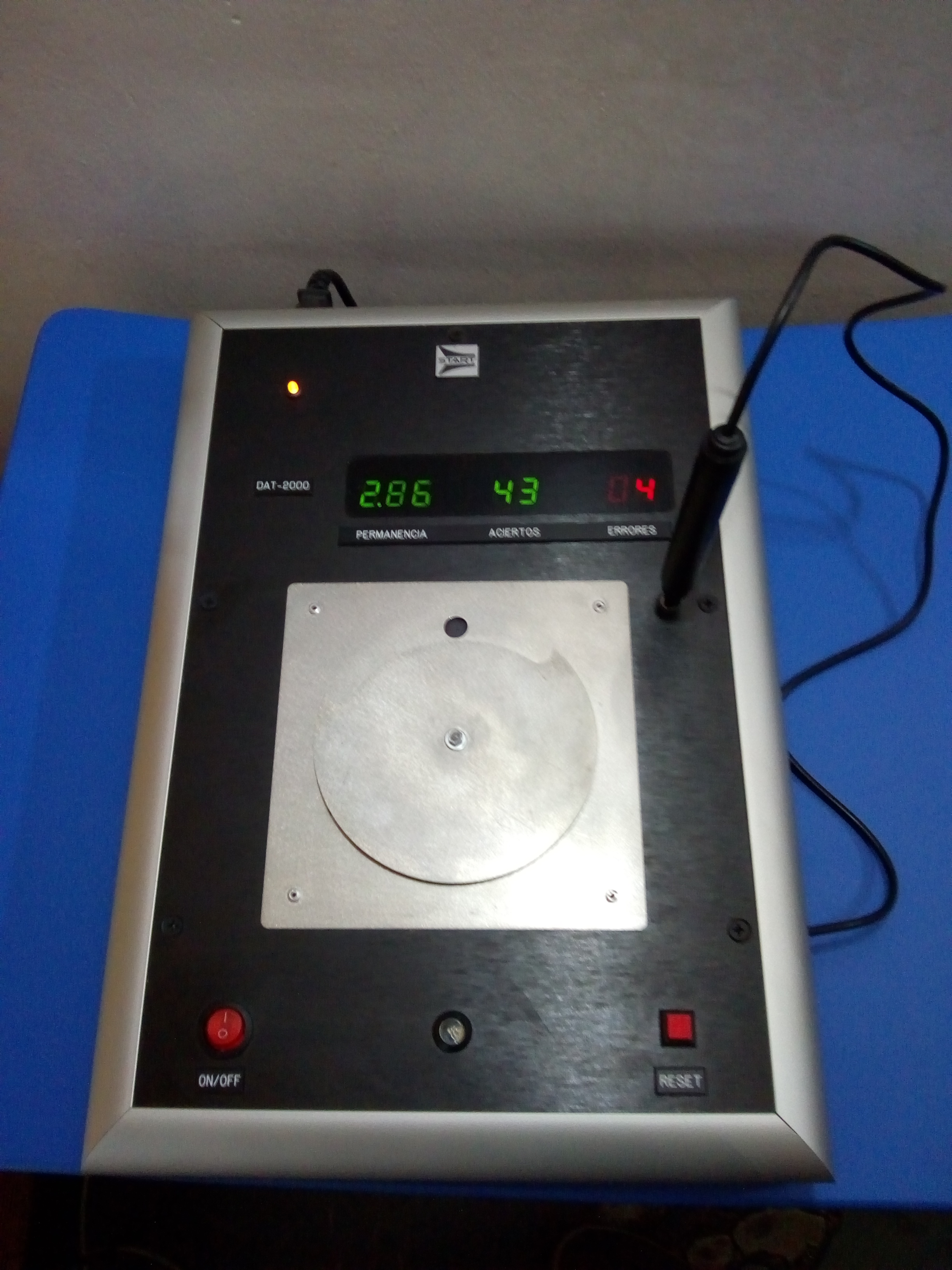 Test de punteo del examen psicosensométrico